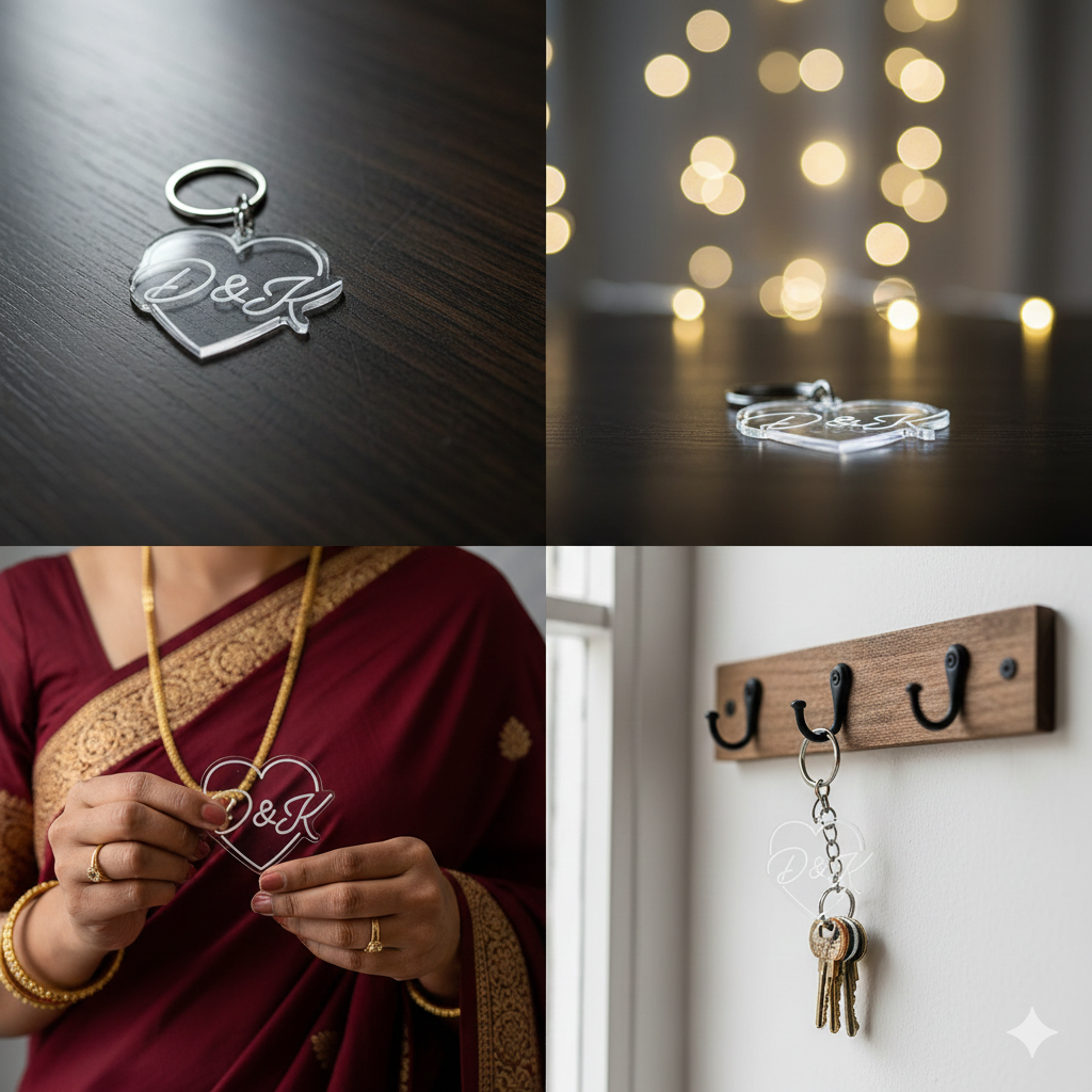 D2 Pesonalised Acrylic 3d Key Ring
