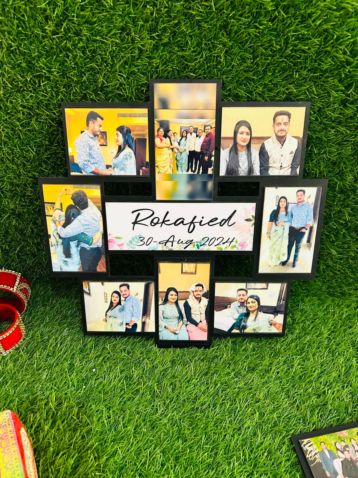 D1 PersonalizedcWooden Photo Frame collage