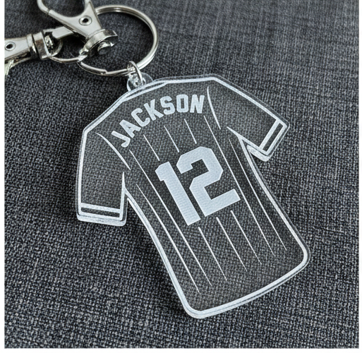 D5 Pesonalised Acrylic 3d Key Ring