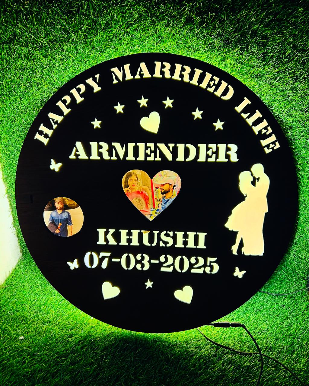 D1 Customized Round Shape Wall Hanging