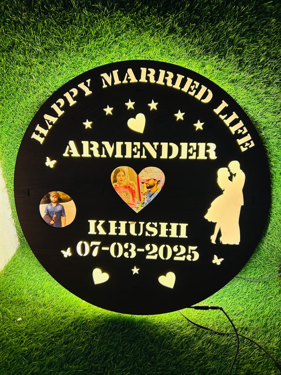 D1 Customized Round Shape Wall Hanging
