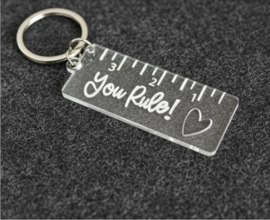 D8 Pesonalised Acrylic 3d Key Ring