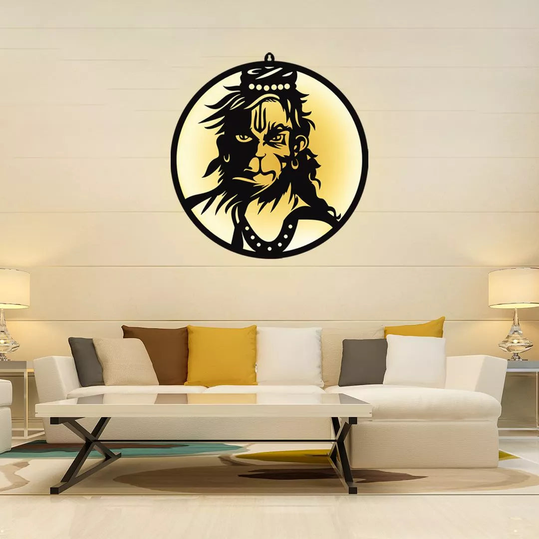 Bajrang Bali-Hanuman LED Wall Decor Light