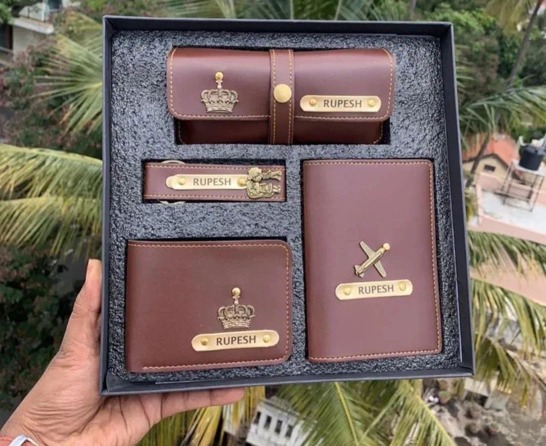 D3 Customized Wallet Combo |Eyewear|Key Chain|Passport Cover|