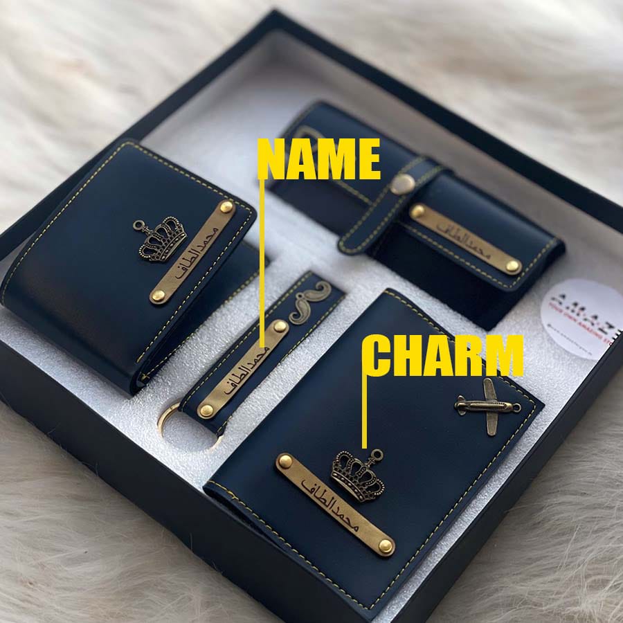 D3 Customized Wallet Combo |Eyewear|Key Chain|Passport Cover|