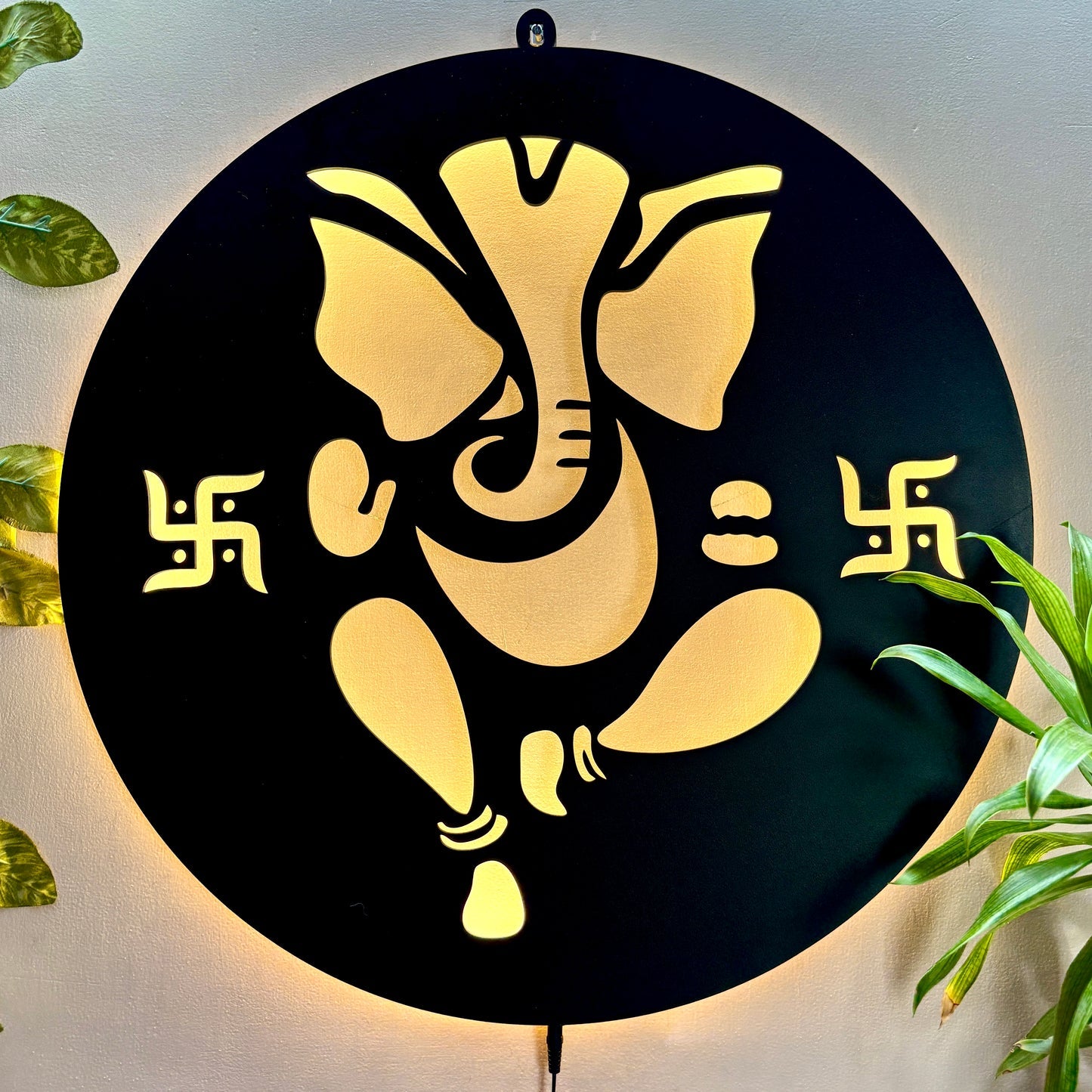 D1 Ganesh Ji LED Wall Decor Light
