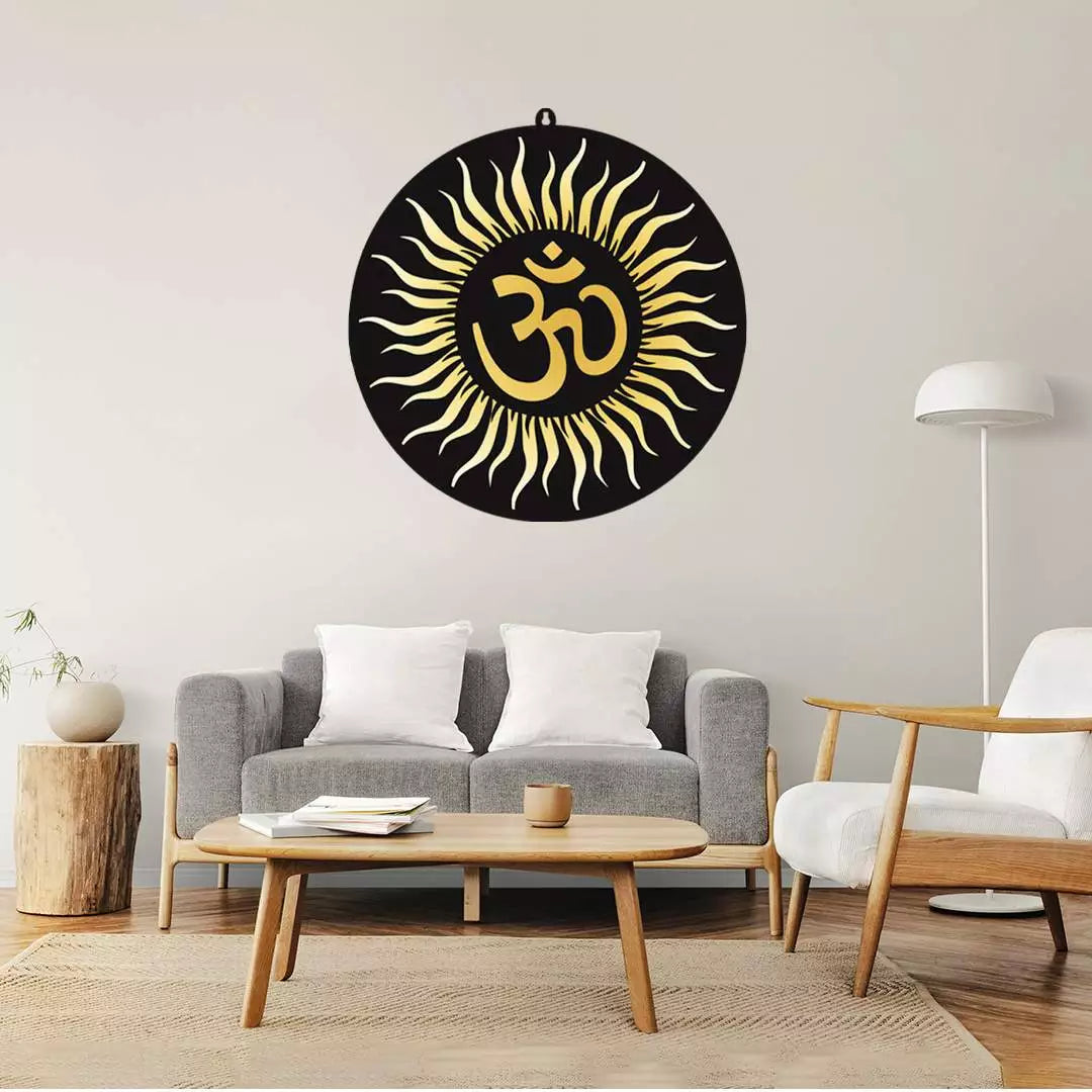 OM LED Wall Decor Light – Symbol of Peace & Cosmic Energy