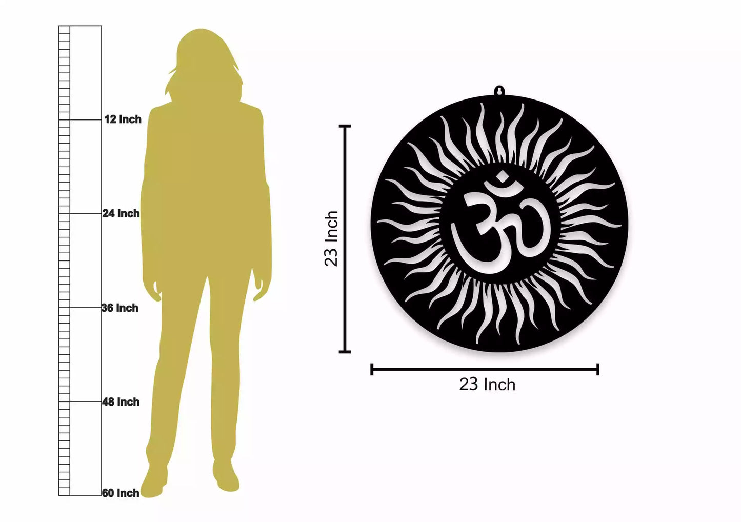 OM LED Wall Decor Light – Symbol of Peace & Cosmic Energy