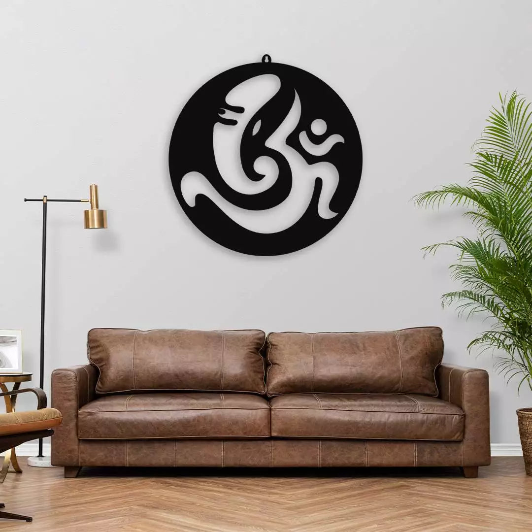 OM Ganesha LED Wall Decor Light – Harmony, Wisdom & Divine Blessings