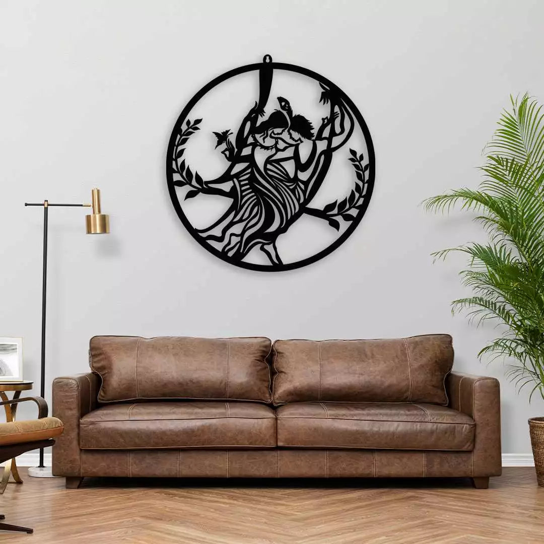Radhe Krishna LED Wall Decor Light – Illuminate Your Space with Divine Love