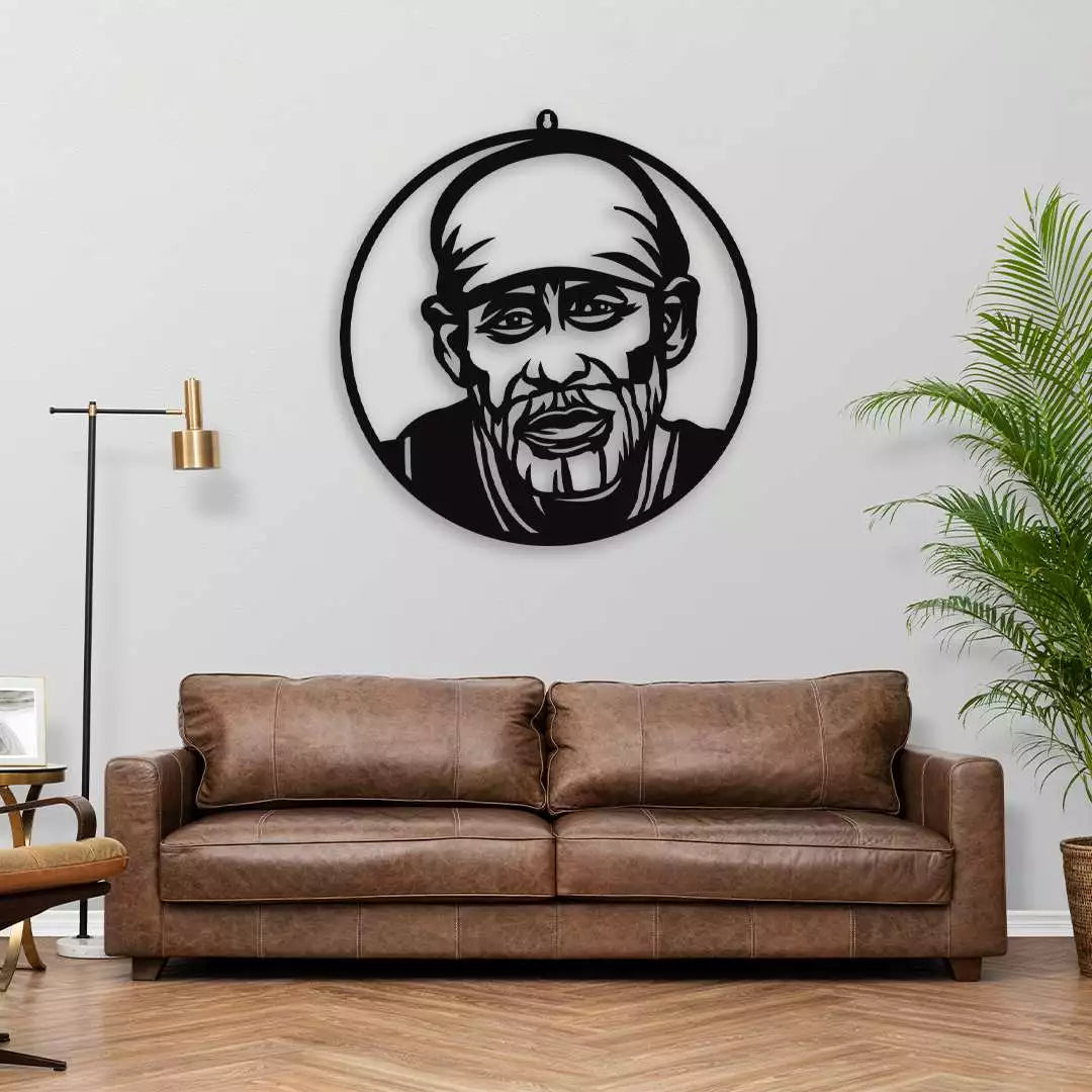 Sai Baba LED Wall Decor Light – Radiate Peace, Faith & Blessings