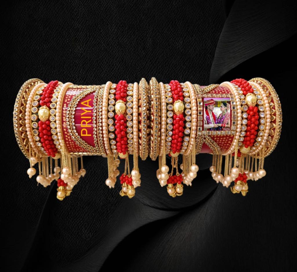 D1 Personalised Bridal Chura Set
