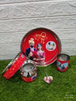 Karwa Chauth Premium Thali Set with Photo – Celebrate Love & Tradition Make this Karwa Chauth