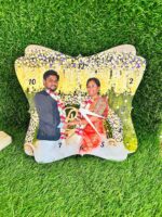 D1 Personalised Wooden Clock