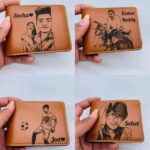 D2 Personalised Sketch Men Wallet - Image 4