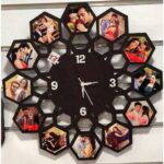 D6 Personalized Wooden Photo Clock