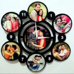 D7 Personalized Wooden Photo Clock