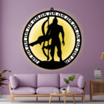 Lord Ram LED Wall Decor Light (Standing Pose) – Embodying Dharma & Divine Grace - Image 6