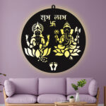 Ganesh Laxmi LED Wall Decor Light - Image 4