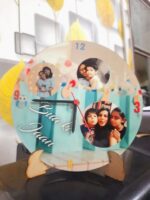 D4 Personalized Wooden Photo Clock