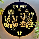 Ganesh Laxmi LED Wall Decor Light
