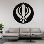 Khanda Sahib Sikh Symbol LED Wall Decor Light - Image 4