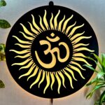 OM LED Wall Decor Light – Symbol of Peace & Cosmic Energy