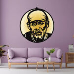 Sai Baba LED Wall Decor Light – Radiate Peace, Faith & Blessings - Image 3