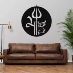 Maa Durga with Trishul LED Wall Decor Light – Radiate Divine Strength & Protection - Image 2