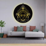GODDESS DURGA LED Wall Decor Light - Image 2