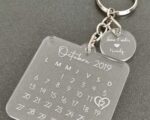 D1 Pesonalised Acrylic 3d Key Ring - Image 3