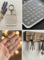 D1 Pesonalised Acrylic 3d Key Ring - Image 5