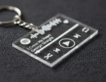 D3 Pesonalised Acrylic 3d Key Ring - Image 2