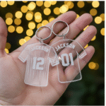 D5 Pesonalised Acrylic 3d Key Ring - Image 2