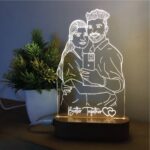 D1 Acrylic Sketch Lamp/Acrylic Line Art Photo Lamp, Unique Customized Acrylic Lamp